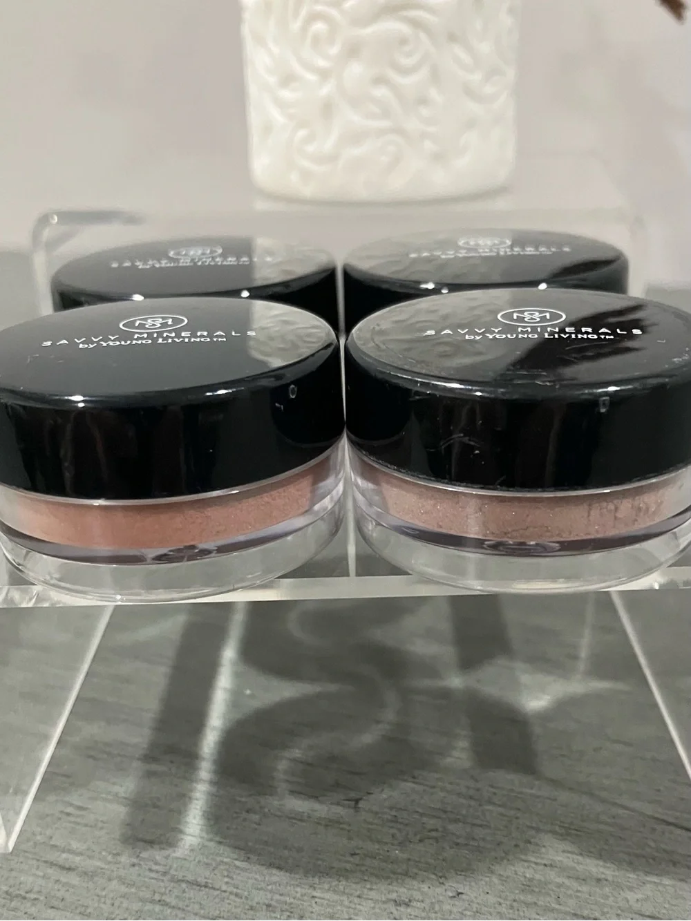 Savvy Mineral Eyeshadow Quad (4) Neutral Brown & Taupe Shades